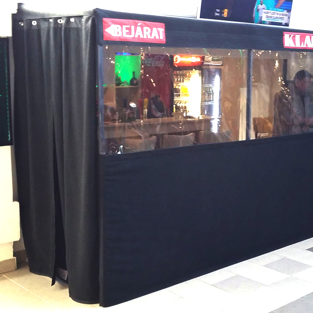 Klauzál pub teraszának téliesítése